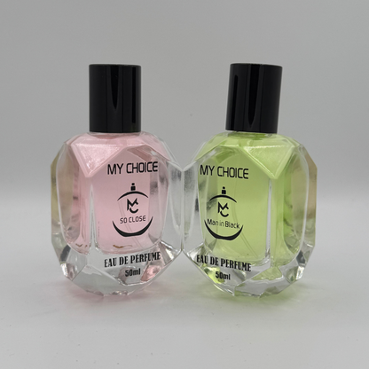 So Close + Man in Black – His & Hers Signature Set by My Choice